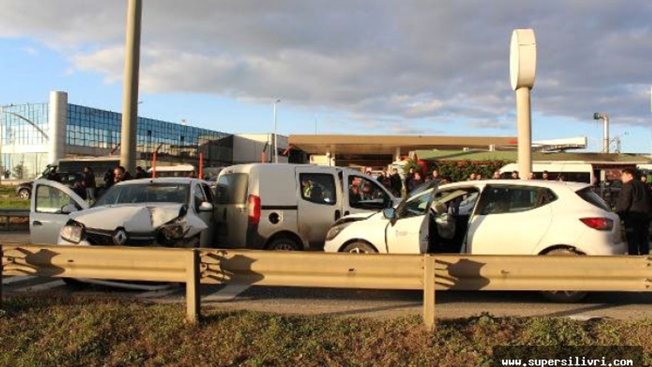 Silivri'de Zincirleme Trafik Kazası