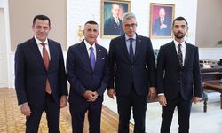 Arkaz Bakan Memişoğlu ile görüştü