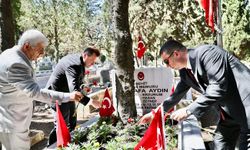 Şehitler ziyaret edildi