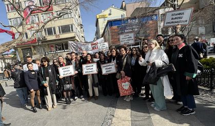 Avukatlar eylem yaptı