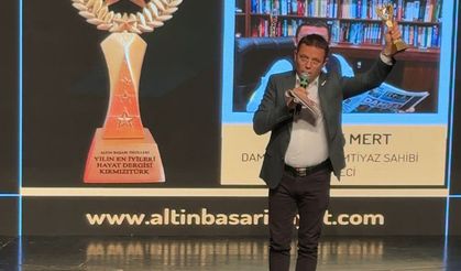 Mehmet Mert’e ‘Altın Başarı Ödülü’