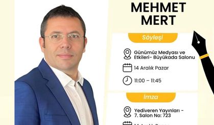 Mehmet Mert'ten söyleşi ve imza günü