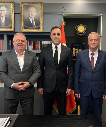 Barlas ve Üner'den Yılmaz'a ziyaret