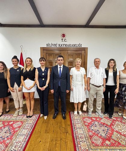 Mali müşavirler kaymakam Eren'i ziyaret etti