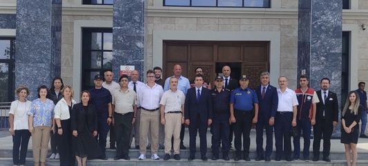 Kaymakam Eren bürokratlar tarafından karşılandı