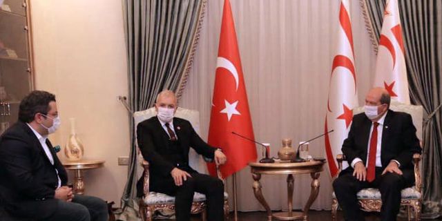 Ümit Kalko KKTC Cumhurbaşkanı Tatar ile görüştü