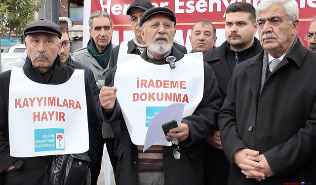 Silivri Demokrasi Platformu eylemde