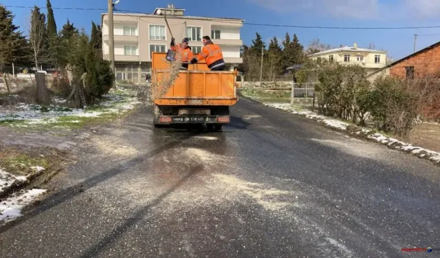 Karla mücadele devam ediyor