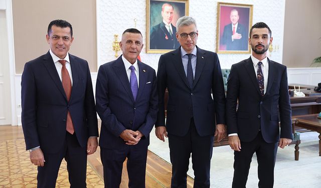 Arkaz Bakan Memişoğlu ile görüştü