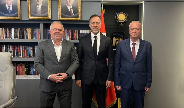 Barlas ve Üner'den Yılmaz'a ziyaret
