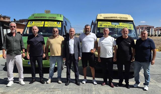 MHP'den minibüsçülere ziyaret