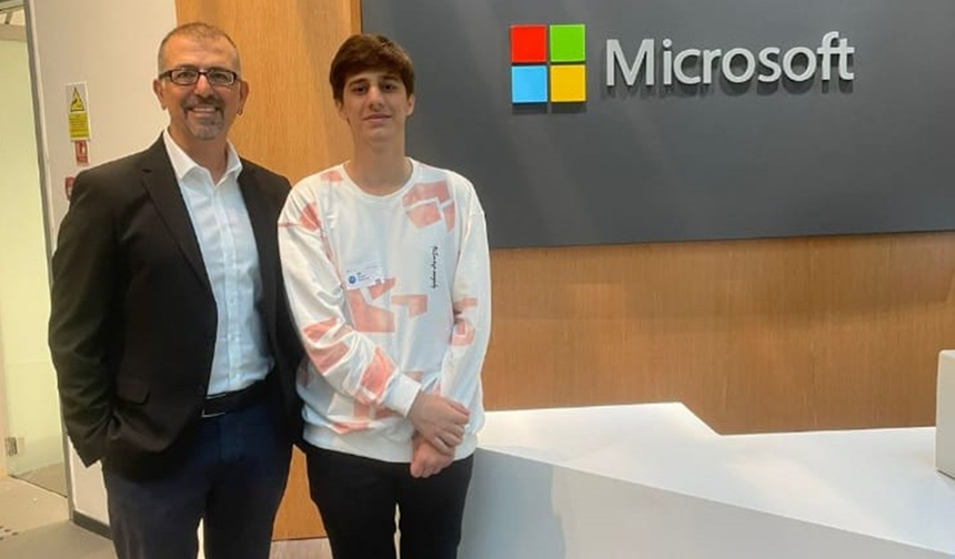 Lise öğrencisine Microsoft'tan destek