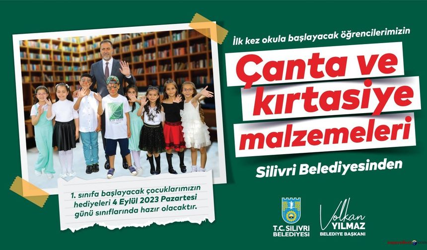 Okul hediyeleri Yılmaz'dan