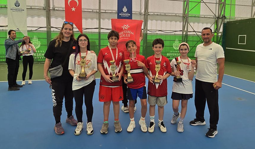 Tenis turnuvasında büyük başarı