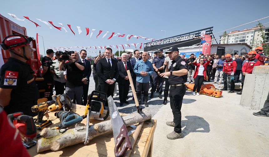 Afet eğitim parkuru hizmete açıldı