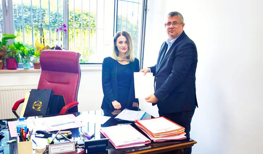 Erişken ve yönetimi mazbatasını aldı