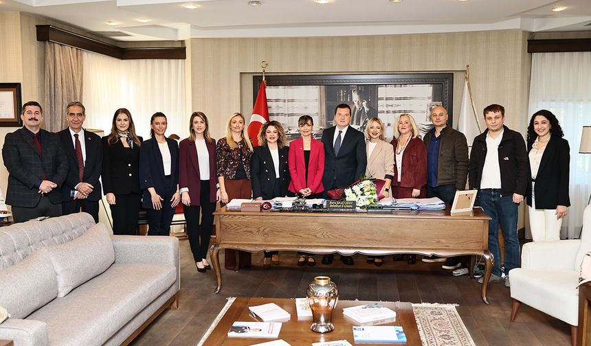 Mali müşavirler Balcıoğlu'nu ziyaret etti