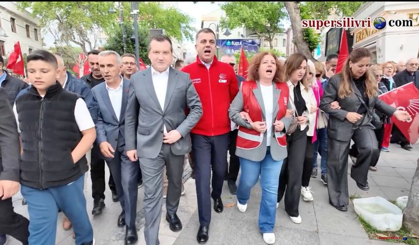 CHP'den protesto yürüyüşü