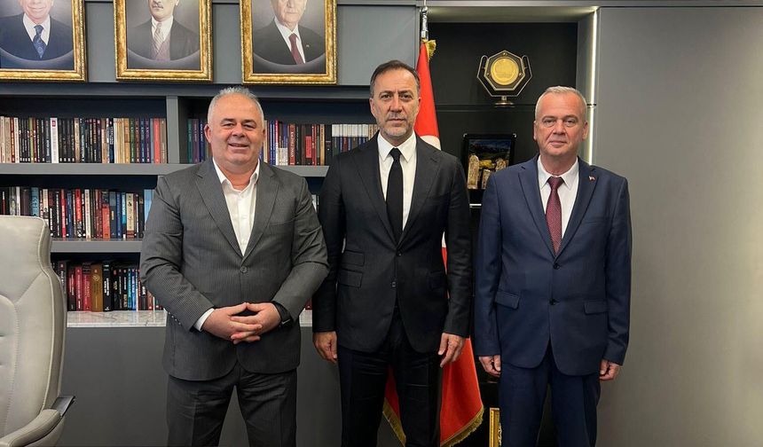 Barlas ve Üner'den Yılmaz'a ziyaret