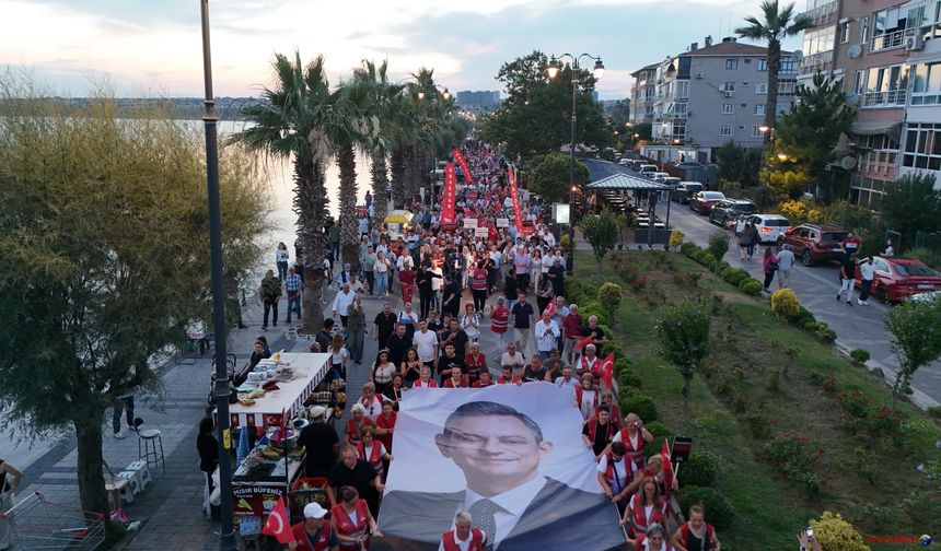 İstanbul CHP Silivri'de yürüdü