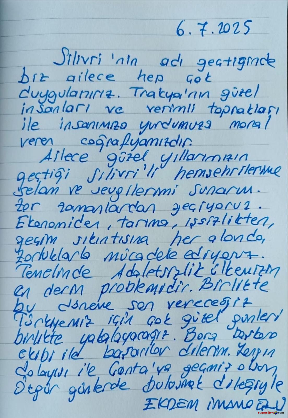 Imamoglusilivrimesaj